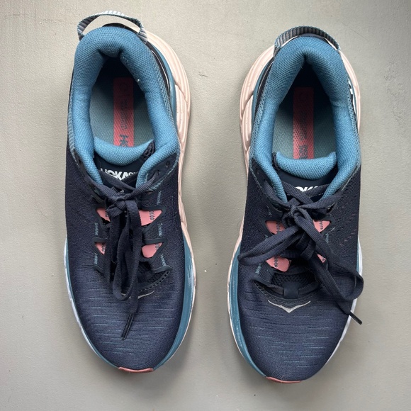 Women’s HoKA Gaviota 3 Blue and Pink - Picture 2 of 13